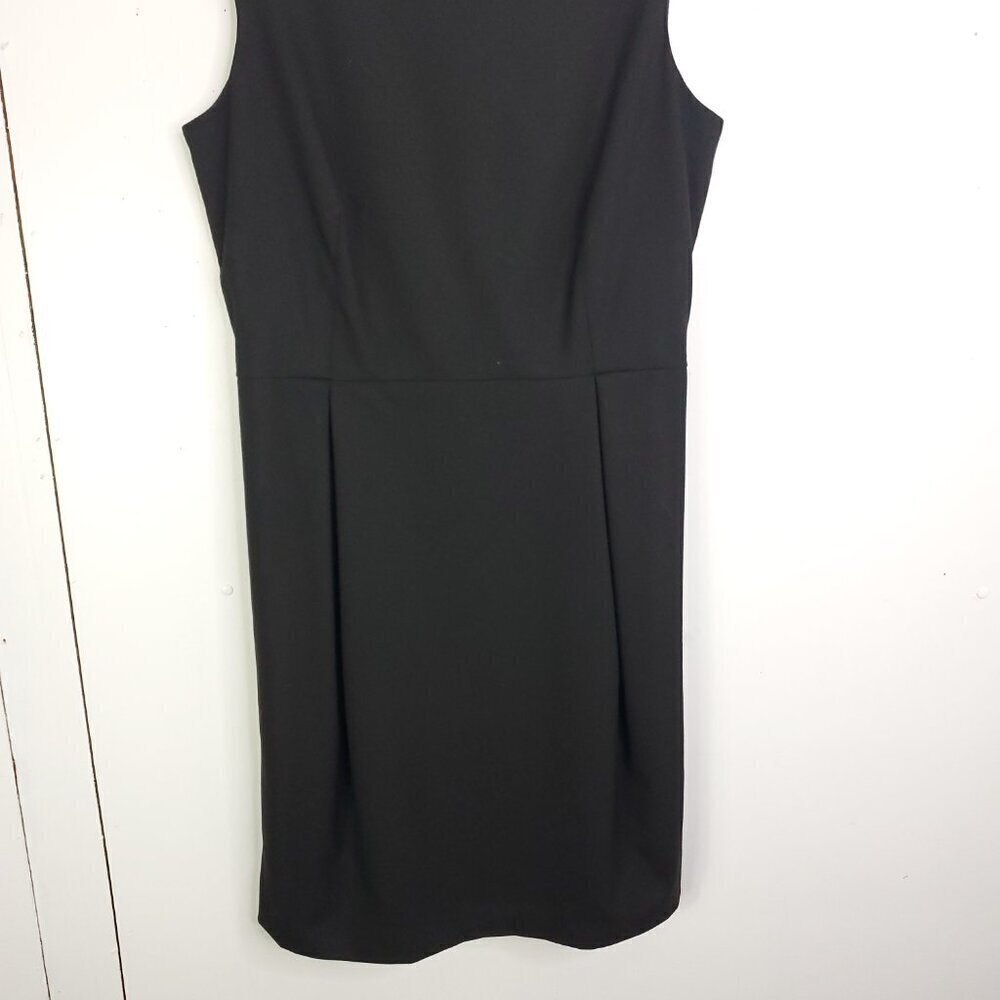 Gap Dress Womens 6 Hidden Zip Classic Black Staple Capsule Wardrobe LBD Lined - Picture 3 of 10